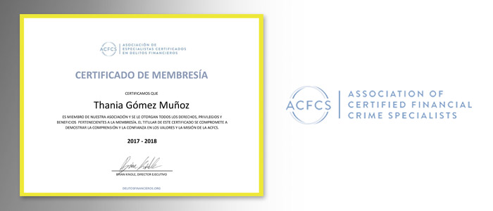 Certificado de Membresía